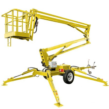 Trailer boom lift 8-20m aerial articulating lift towable outdoor operation trailer boom lift